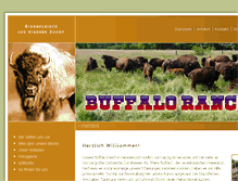 Tablet Screenshot of buffalo-ranch.de